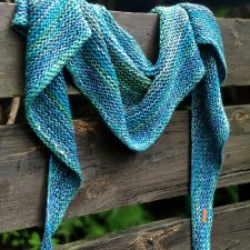 Krople wody / chustka rogal