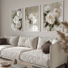 ZESTAW PLAKATÓW 50x70 cm Róże  (set233)