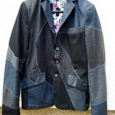DESIGUAL - PATCHWORKOWA MARYNARKA