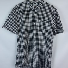 TOPMAN koszula męska kratka bawełna / M