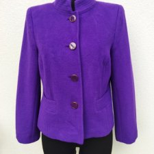 WEŁNIANA MARYNARKA Z  ANGORĄ REZERWACJA