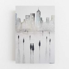 Miasto 2  -  akwarela