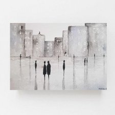 Miasto 3  -  akwarela