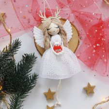 Oryginalny aniołek na Boże Narodzenie – zawieszka | Pakowanie gratis!