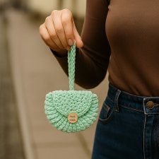 Torebka kosmetyczka etui na drobiazgi "Oreo" mięta