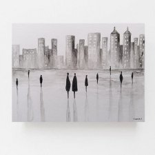 Miasto 2-  akwarela