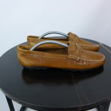Tandro skórzane mokasyny cieniowana skóra 44 - 28,5 cm