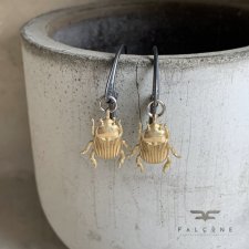 Kolczyki Golden Scarab Light