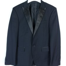 Next marynarka z satynowym kołnierzem woolmark / 38R - 95,5 cm