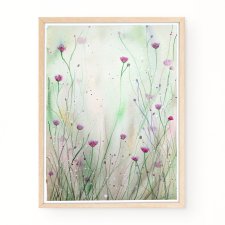 Oryginalna akwarela 23x31cm. Łąka