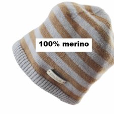 CZAPKA 100% WEŁNA merino Bula