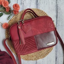 Torebka box bordo - brelok gratis