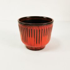 Ceramiczna doniczka- osłonka, Bay Keramik, Niemcy, lata 60.