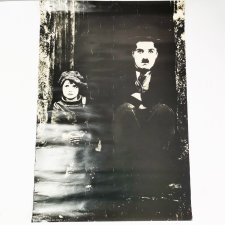 Plakat vintage Chaplin, Edizioni, Milano, Włochy, lata 70.