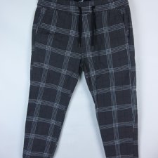 Hollister crop skinny spodnie krata / S