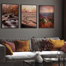 ZESTAW PLAKATÓW 3 cz 30x40 cm Polska natura  (set231)