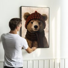 Plakat Miś vintage - format 50x70 cm
