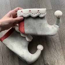 Nowe kapcie Zara Home bambosze elf haftowane