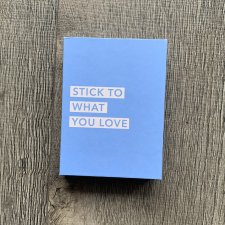 Nowy notatnik z samoprzylepnymi karteczkami tiger