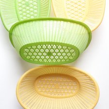 Ażurowe Miski Pojemniki Plastikowe 4 szt. Zestaw