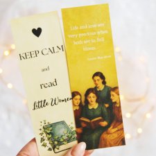 Louisa May Alcott Małe Kobietki - zakładka do książki z papieru