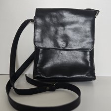 Torebka skórzana listonoszka vintage Stan bdb