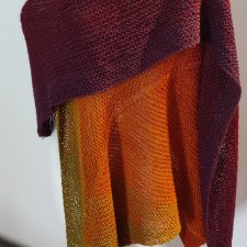 Chusta wełniana hand made