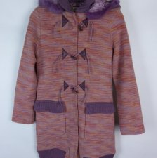 E.Market swetrowa kurtka parka z kapturem / S