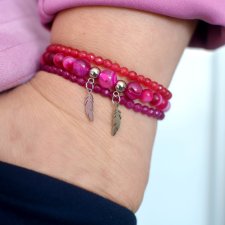 ZESTAW BRANSOLETEK PINK JOY