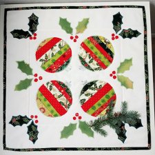 Świąteczna mata, serwetka podkładki pod kubek