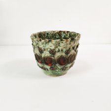 Ceramiczna doniczka- osłonka, Włochy lata 60.