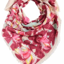 Chusta vintage wzory apaszka szalik