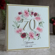 Personalizowana kartka na 70 urodziny, BH 21