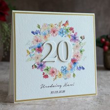 Personalizowana kartka na 20 urodziny, BH 35