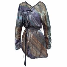 Tunika satynowa w paski