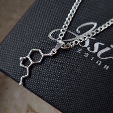 SEROTONINA - naszyjnik męski  srebro 925