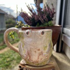 Wesoły kubek z żabką – idealny prezent, ok. 350 ml