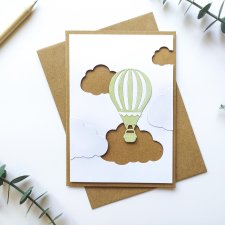 Kartka z balonem