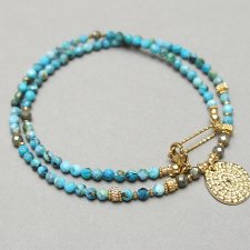 Opal niebieski vol. 2 /29.10.25/ choker - Szlachetna kolekcja