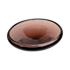 Popielniczka, misa dekoracyjna proj. M. Klinger, Železný Brod Sklo, Czechosłowacja lata 60.