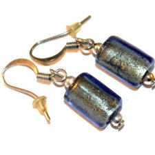 SZKLANE WALCE  efektowne kolczyki