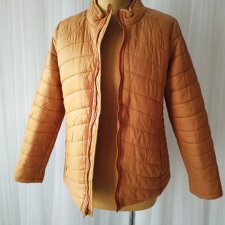 The roadster damska brązowa karmelowa kurtka pikowana przejściowa L 40