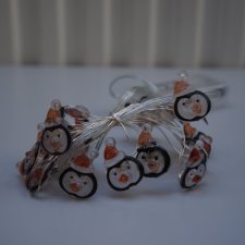 Lampki choinkowe LED - pingwinki   *39