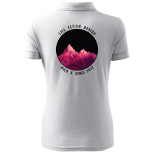 Koszulka polo z górami