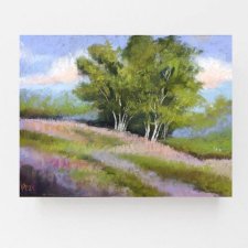 Drzewa- rysunek pastele