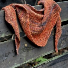 Puchacz z pomarańczą / chustka