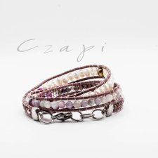 lece w kulki  299 - bransoletka z perłami