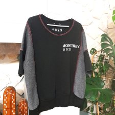 Bluza szarość i czerń M L