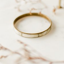 bransoletka z masą perłową