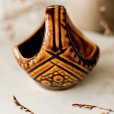 Ceramiczny koszyczek prl